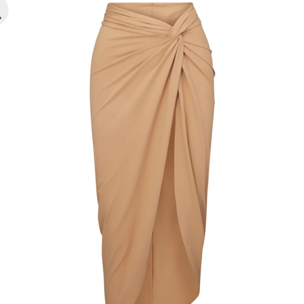 Skim sarong skirt Ochre